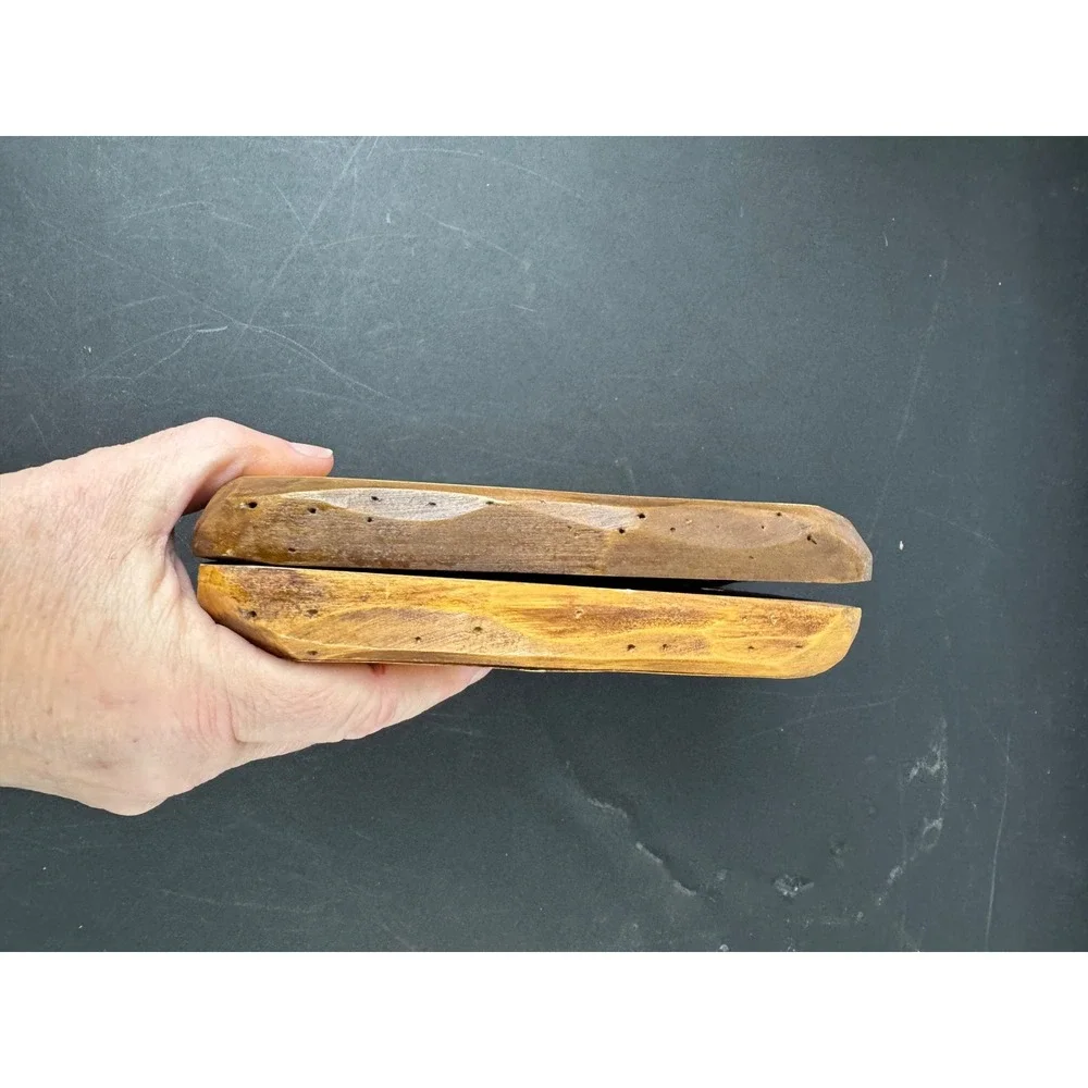 Vintage Mario Wood Wall Plaques Boy Girl Mid‎ Century Kitsch Decor Set of 2
